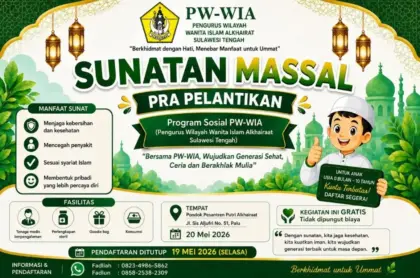 sunatan massal PW-WIA Sulteng