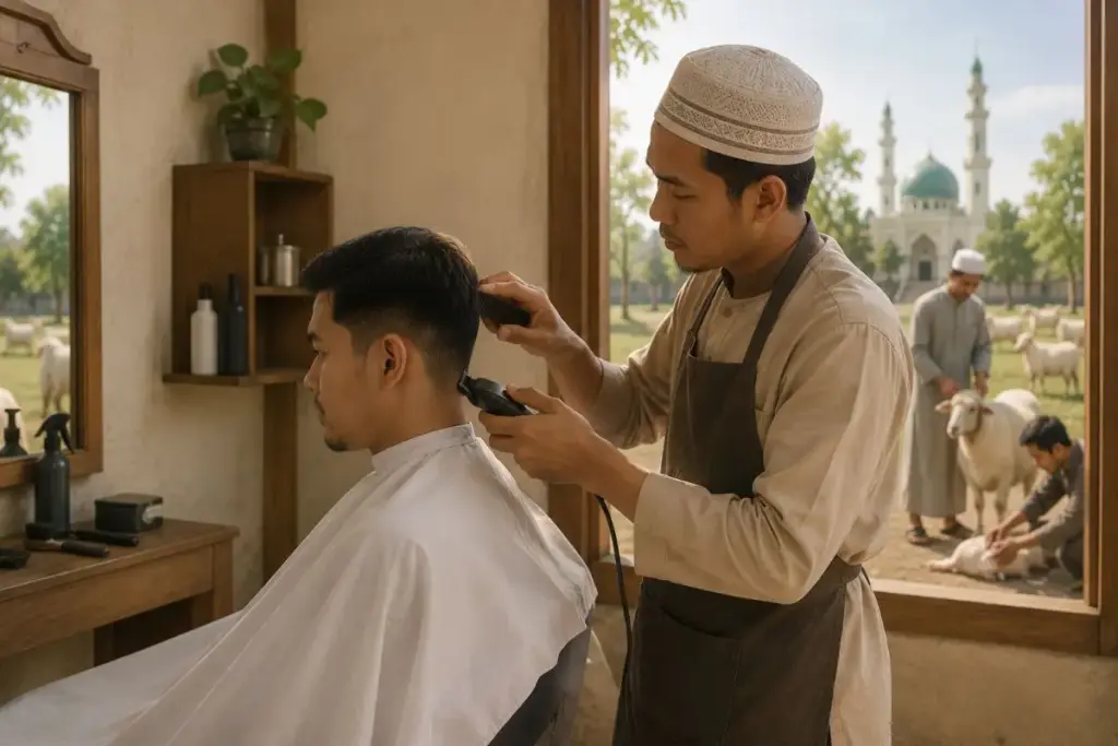 hukum memotong rambut sebelum kurban