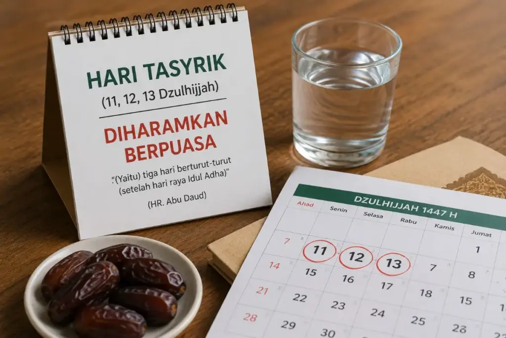 larangan puasa hari Tasyrik
